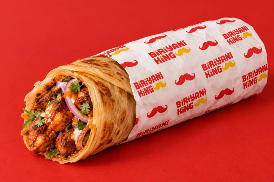 Chicken Malabar Paratha Roll