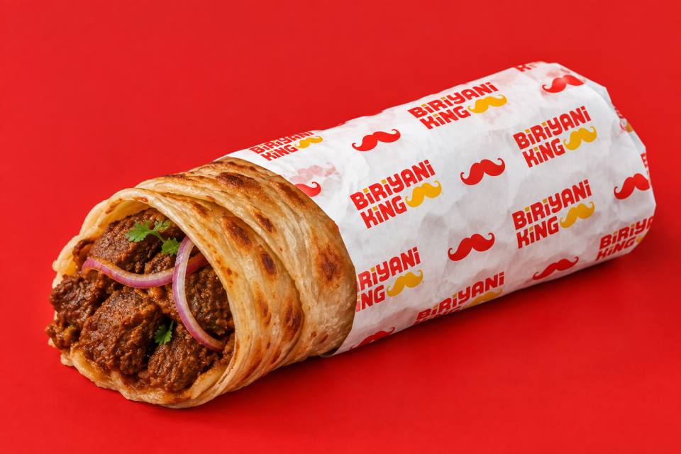 Mutton Malabar Paratha Roll